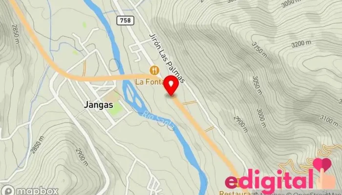 mapa de BOTICA SHADDAIFARMA Farmacia en Shimpi Tarica, Carretera central Huaraz, Caraz s/n