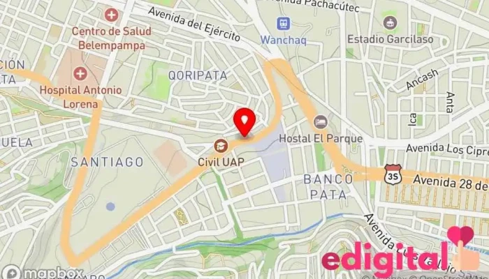mapa de Botica S&N Farmacia en Cusco