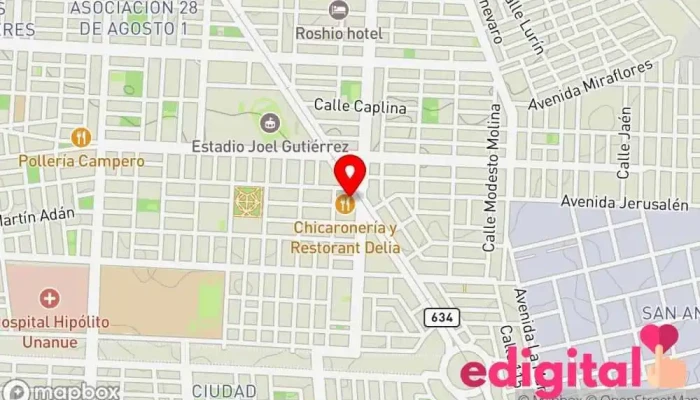 mapa de BOTICA SOLIDARIDAD Farmacia en Tacna