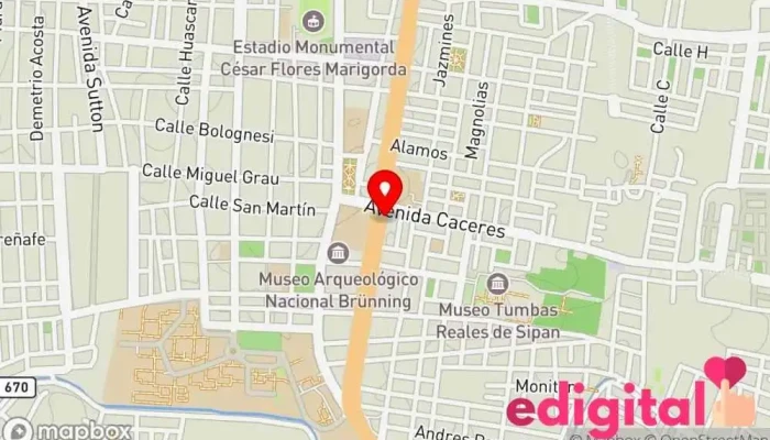 mapa de Botica Sport Aleza Farmacia en Lambayeque