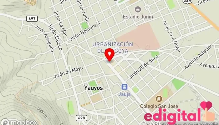 mapa de Botica Sr. De Huaytapallana Farmacia en Jauja