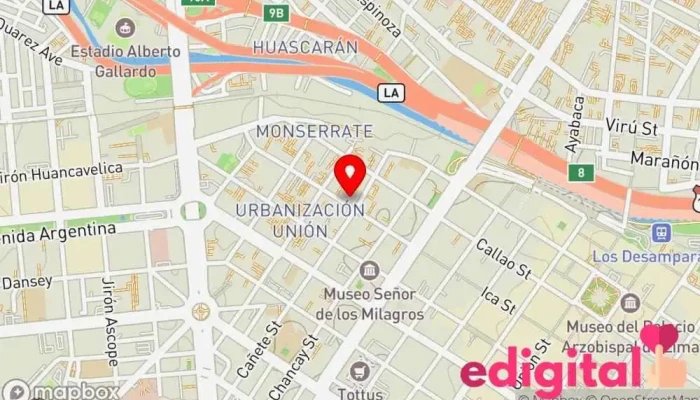 mapa de Botica TAMBO Farmacia en Lima