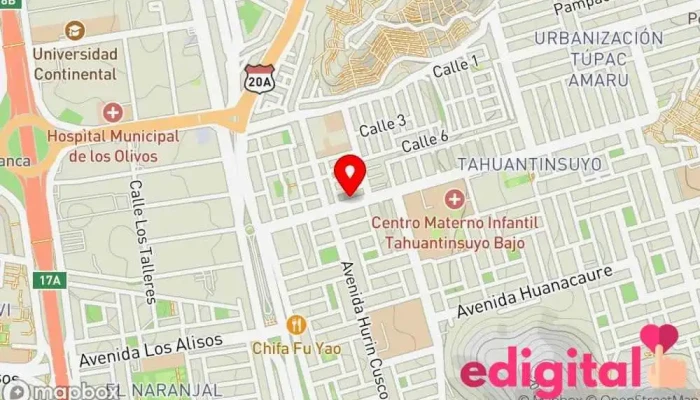 mapa de Botica Tecnomedic Farmacia en Independencia