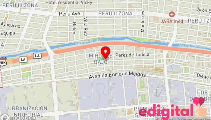 mapa de BOTICA TOLEDO Farmacia en Lima