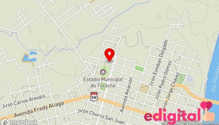 mapa de BOTICA TOVAR - SUCURSAL Farmacia en Tocache