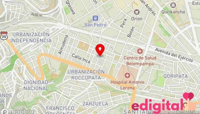 mapa de Botica tu farma Farmacia en Cusco