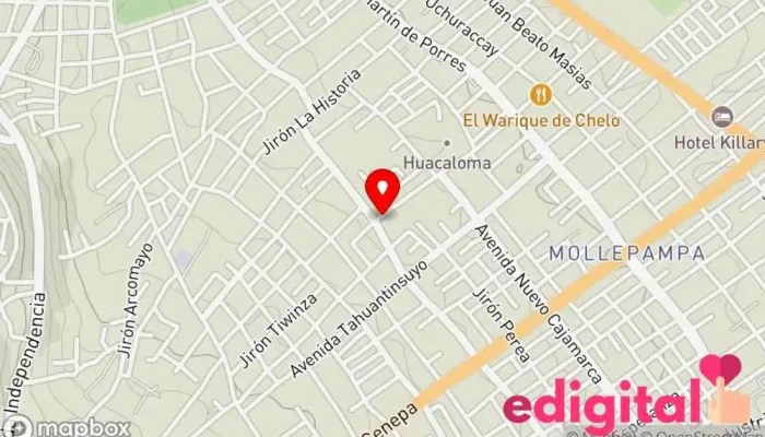 mapa de Botica Tu Medi Sana Farmacia en Cajamarca