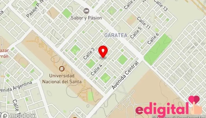 mapa de Botica TUFARMA M&G Farmacia en Chimbote
