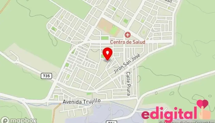 mapa de Botica Unifarma Farmacia en Laredo