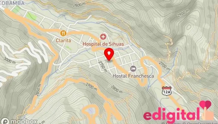 mapa de BOTICA VECAM Farmacia en Sihuas