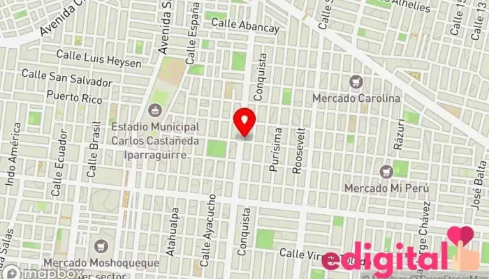 mapa de BOTICA VICKFARMA Farmacia en José Leonardo Ortiz