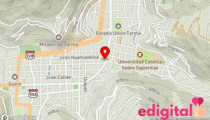 mapa de Botica Vida Y Salud Farmacia en Tarma