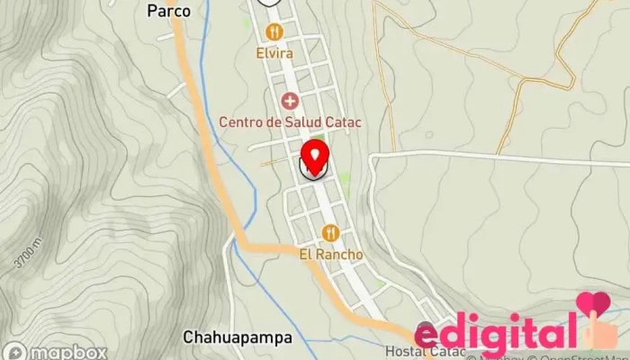 mapa de BOTICA VIRGEN DE HUATA Farmacia en Catac