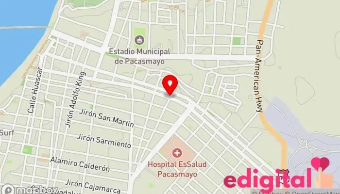 mapa de Botica Virgen De La Puerta Farmacia, Tienda de comestibles, periódicos y medicamentos, Tienda de medicinas naturales, Tienda de vitaminas y suplementos en Pacasmayo