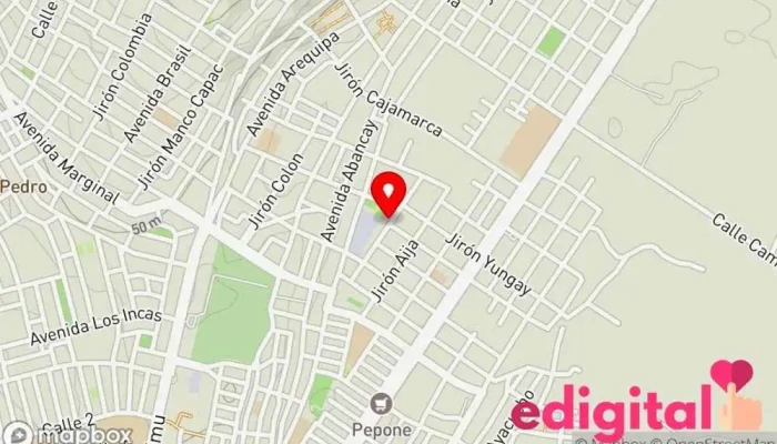 mapa de Botica Virgen del Carmen Farmacia en Chimbote