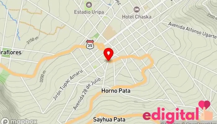 mapa de Botica Virgen Inmaculada Farmacia en Uripa