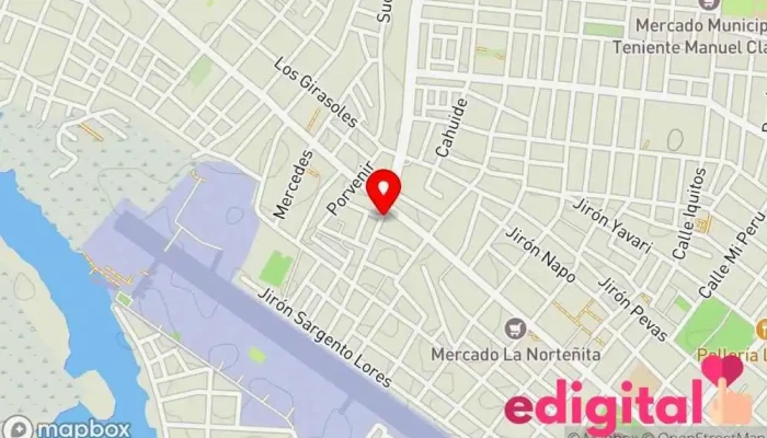 mapa de BOTICA Y FERRETERIA CAUPER Farmacia en Iquitos