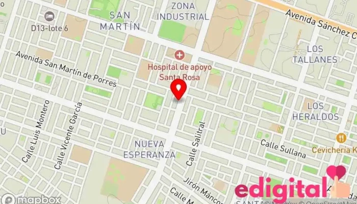 mapa de BOTICA Y PERFUMERIA GASHEY Farmacia en Piura