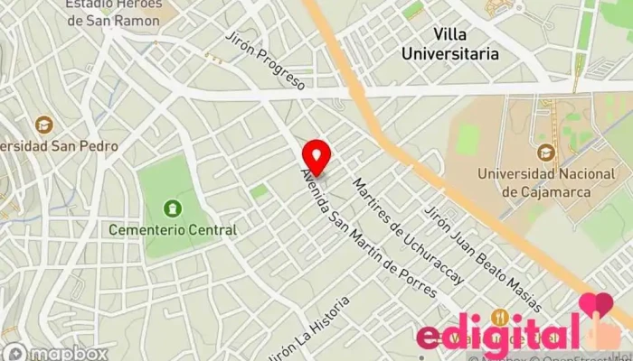 mapa de BOTICA''S BIANCA Farmacia en Cajamarca