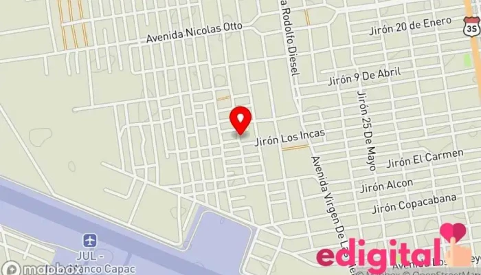 mapa de Boticas Bien Star Farmacia en Juliaca