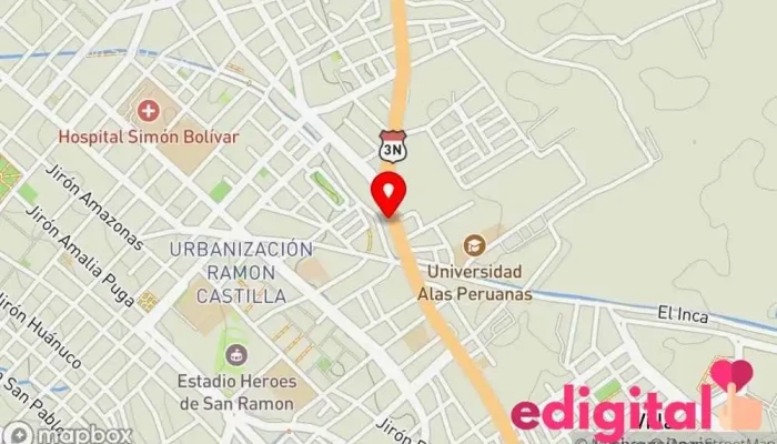 mapa de Botica´s Bryana Farmacia en Cajamarca
