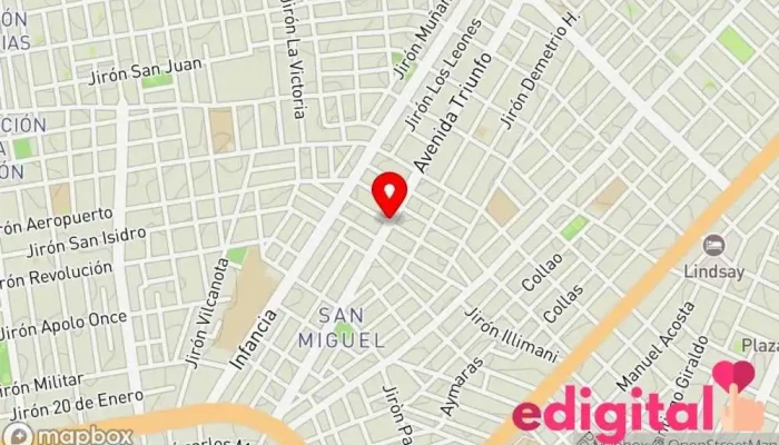 mapa de Boticas ChaskiFarma Farmacia en Juliaca