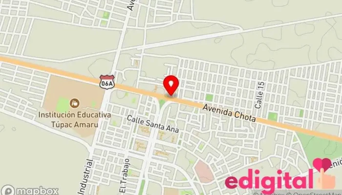 mapa de Botica's Chiclayo Tienda de comestibles, periódicos y medicamentos en Tumán