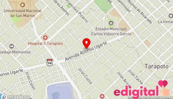 mapa de Boticas Chota Farmacia en Tarapoto