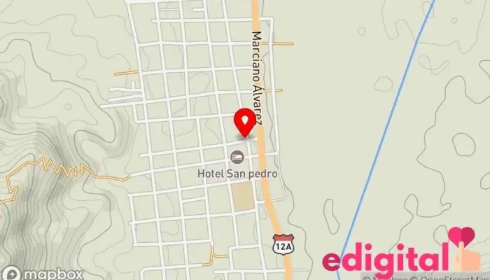 mapa de Boticas Cruz Azul Farmacia en Uchiza