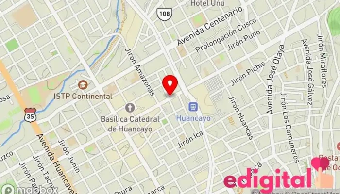 mapa de Boticas Del Pueblo Farmacia en Huancayo