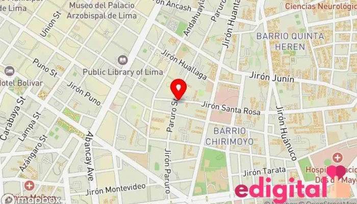mapa de Boticas Dialex Farmacia en Lima