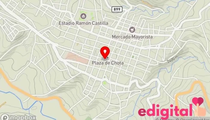 mapa de Boticas Diana Farmacia en Chota