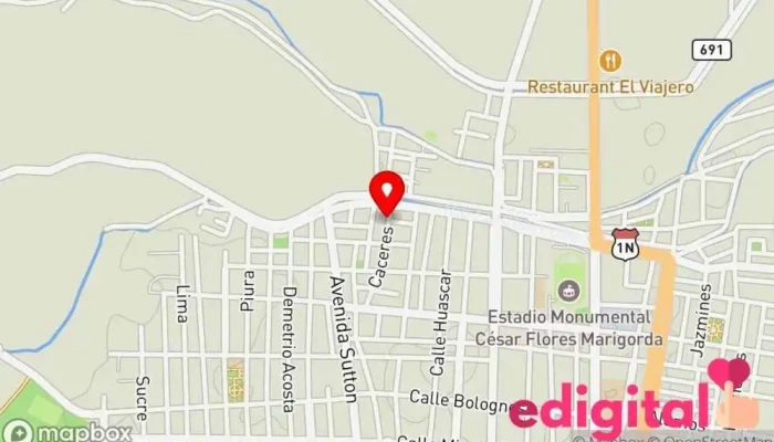 mapa de Boticas El Nazareno Farmacia en Lambayeque