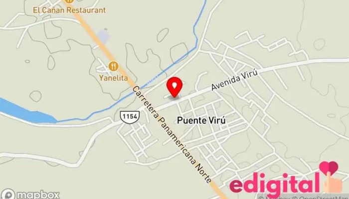mapa de Botica's Eva Lucia Sac Farmacia en Puente Virú