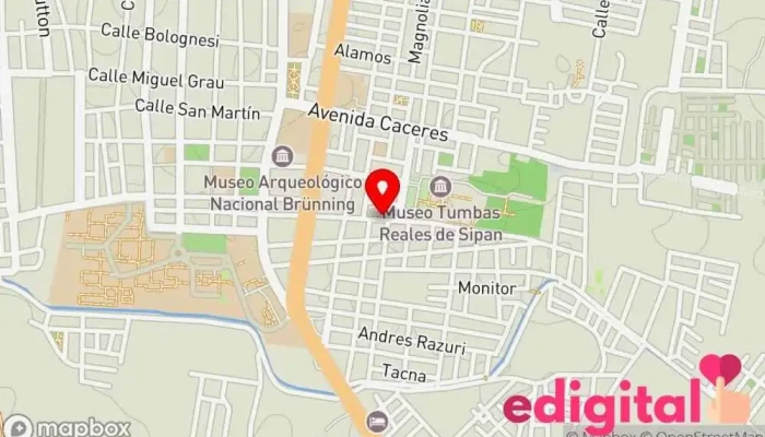 mapa de Boticas Famidsalud Farmacia en Lambayeque