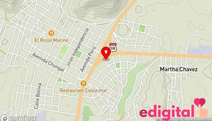 mapa de Boticas FamilyFarm Farmacia en Ciudad de Dios