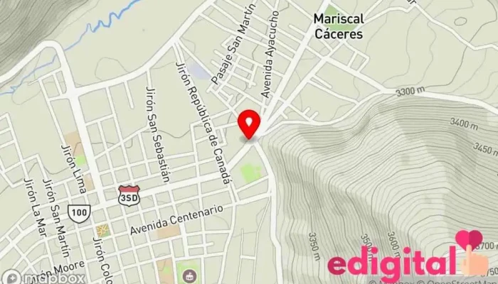 mapa de BOTICAS FARMAVIDA Farmacia en Daniel Hernández