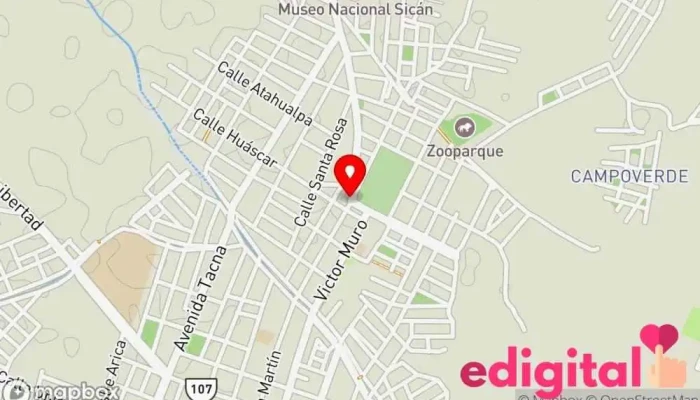 mapa de Boticas Farvi Med Farmacia en Ferreñafe
