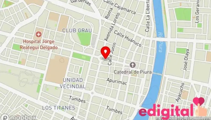 mapa de Boticas Felicidad Farmacia en Piura