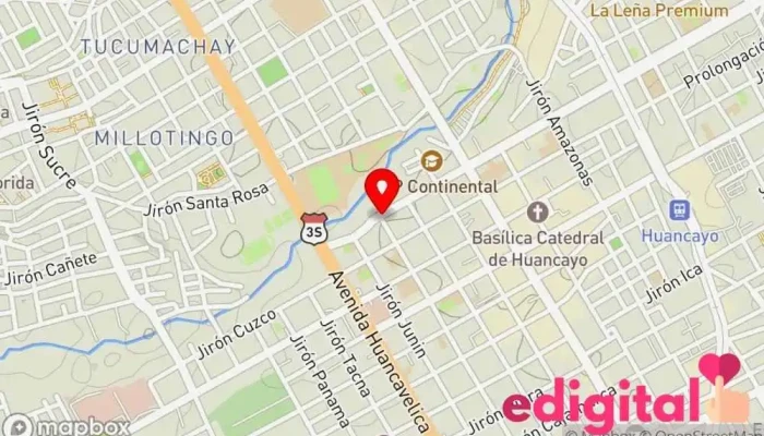 mapa de Boticas Importaciones del Perú Farmacia en Huancayo