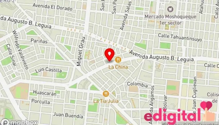 mapa de Boticas Jazari Farmacia en Chiclayo