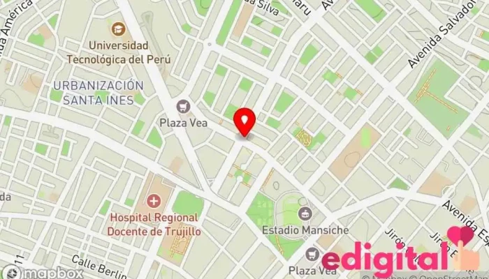 mapa de Boticas MiFarma Farmacia en Trujillo