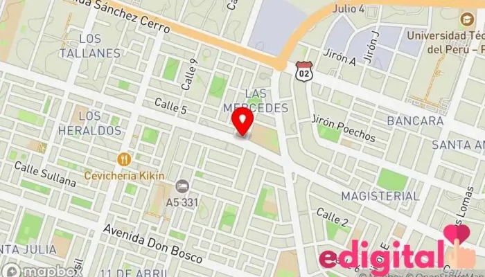 mapa de Boticas Perú Farmacia en Piura