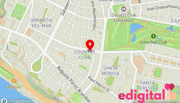 mapa de Boticas Perú Farmacia en San Isidro