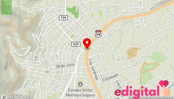 mapa de Boticas Santa Maria Farmacia en Jaén
