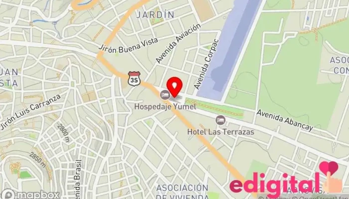 mapa de BOTICAS TEFY Farmacia en Ayacucho