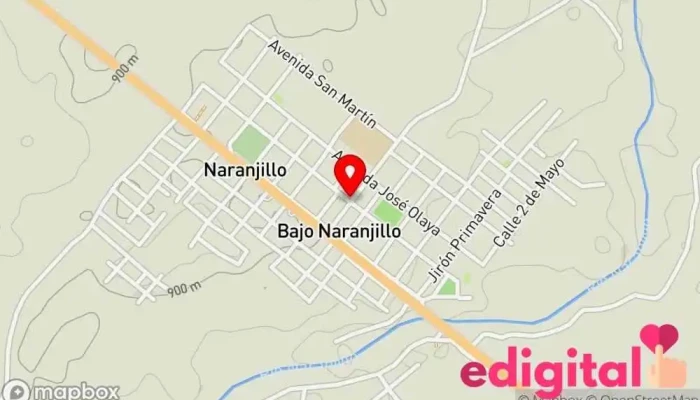 mapa de Boticas Vedifarma Farmacia en Naranjillo