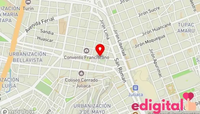 mapa de BOTICAS VIDA Y SALUD Farmacia en Juliaca