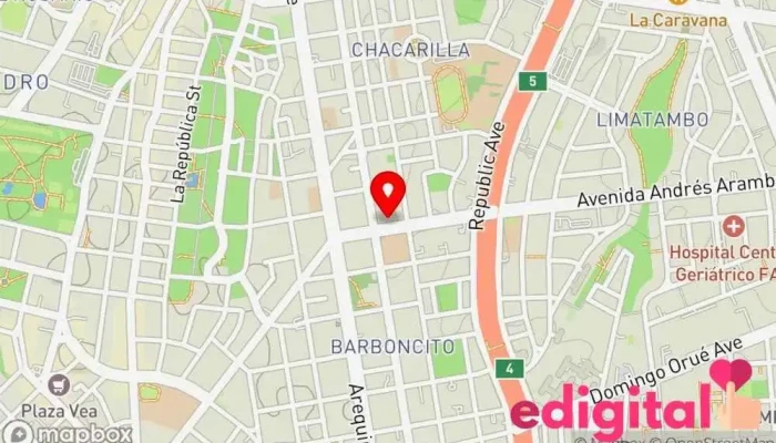 mapa de Boticas y Salud - Aramburú Farmacia en San Isidro