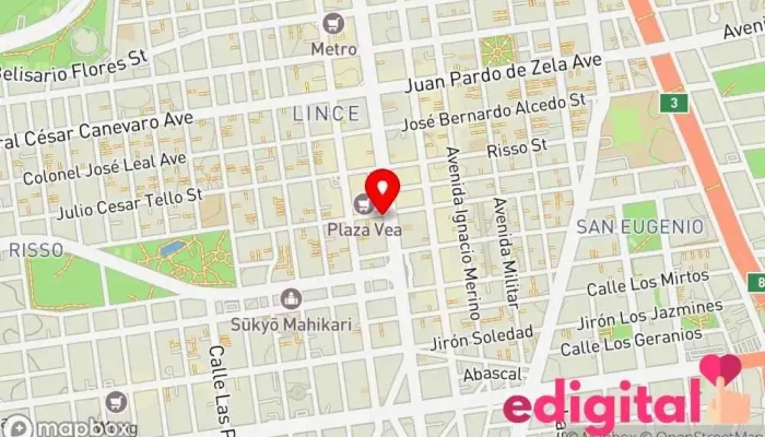 mapa de Boticas Y Salud - Arequipa Lima Farmacia en Lince